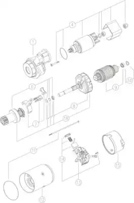 Стартер MAHLE MS 209