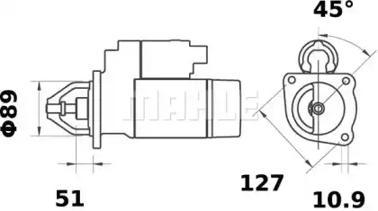Стартер MAHLE MS 362