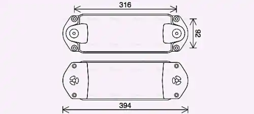 Интеркулер AVA OL4421
