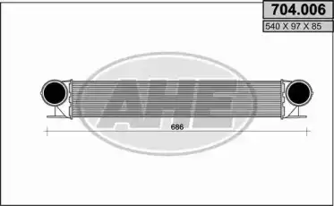 Интеркулер AHE 704006