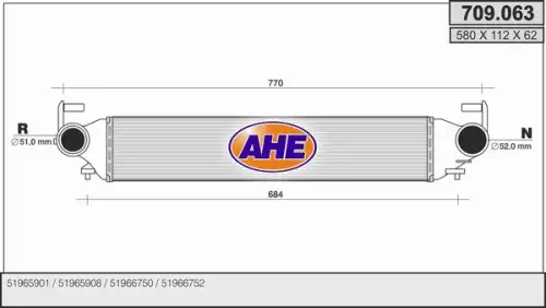 Интеркулер AHE 709063