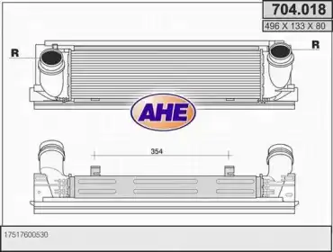 Интеркулер AHE 704018
