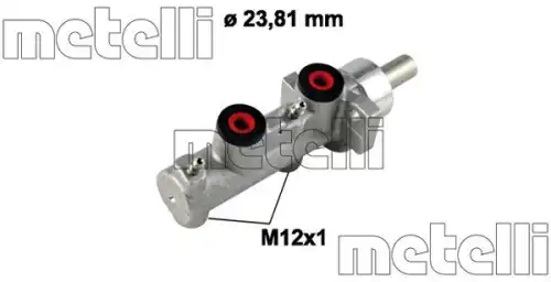 цилиндр тормозной главный \AUDI, SEAT, SKODA, VW A3 1.6 00>03, A3 1.6 96>03, A3 1.8 96>03, A3 1.8 T 05-0600 METELLI