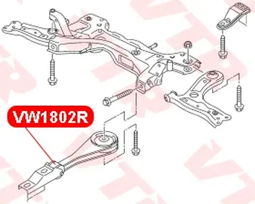 Сайлентблок подушки двигателя VW1802R VTR