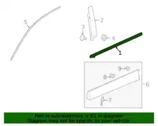 F-MOLDING 42903814 GM
