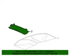 F-MOLDING 86587918 GM