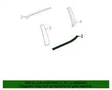 MOLDING 85038848 GM