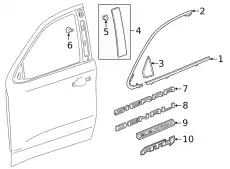 MOLDING 85038857 GM