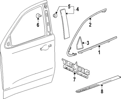 MOLDING 87849129 GM