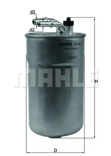 Топливный фильтр MAHLE KL 792