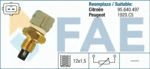 Датчик температуры автомобильный FAE 33180