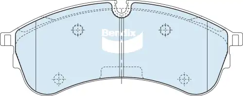 Тормозные колодки дисковые BENDIX DB2682HD