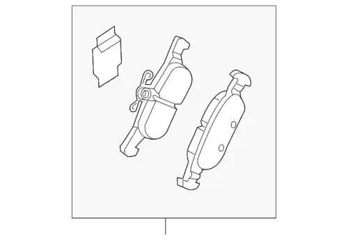 Тормозные колодки дисковые MAZDA BCYA2643ZB