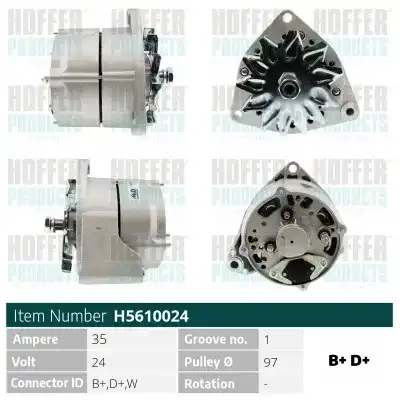 Генератор HOFFER H5610024