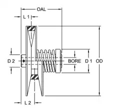Осевой шарнир, рулевая тяга 42100 TIMKEN