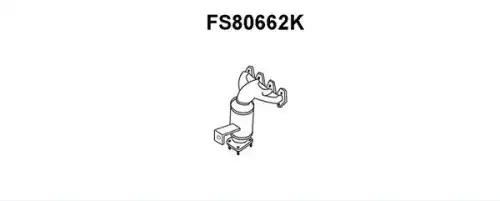 Катализатор коллектора FS80662K FAURECIA