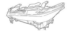 KB8A51031>>KL2J51031F Unit(R) Head Lamp\ Mazda