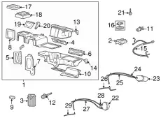 ZZM061A10>>ZZM061A10A Heater Core\ Mazda