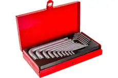 CUSTOR Набор ключей TORX TAMPER RESISTANT 15 предметов SP-7732