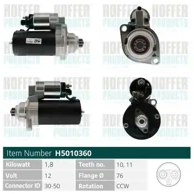 Стартер HOFFER H5010360