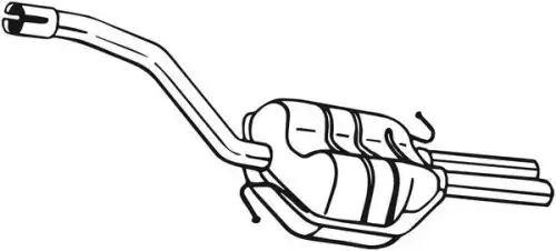 Глушитель выпускной системы 220-027 BOSAL