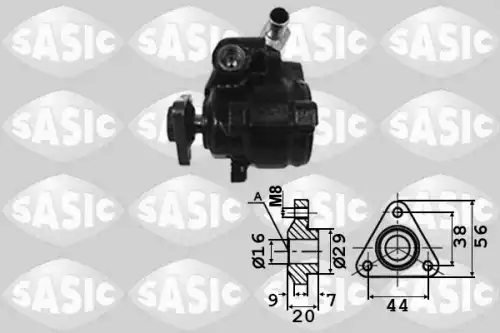 Насос гидроусилителя руля SASIC 7076057