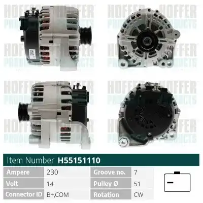 Генератор HOFFER H55151110