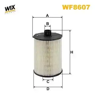 Топливный фильтр WF8607 WIX