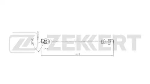 Тормозной шланг BS-9062 ZEKKERT