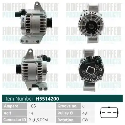 Генератор HOFFER H5514200