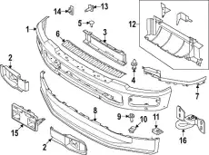 Решетка радиатора FORD PC3Z8311AB