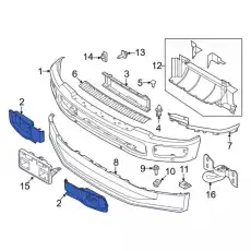 Решетка радиатора FORD PC3Z8311BB