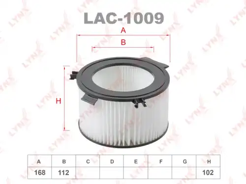 Салонный фильтр LYNXAUTO LAC-1009