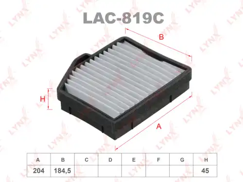 Салонный фильтр LYNXAUTO LAC-819C