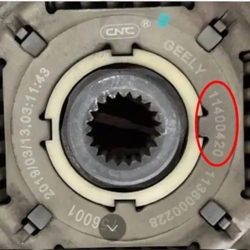 CLUTCH DRIVEN PLATE ASSY 1136000228756001 GEELY