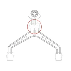 Рычаг подвески CTR GV1015
