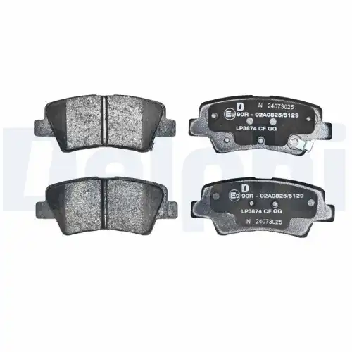Тормозные колодки дисковые DELPHI LP3874