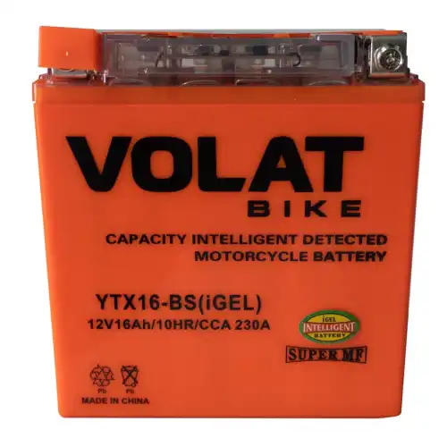 Аккумулятор VOLAT YTX16-BS IGEL