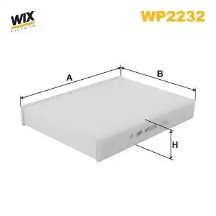 Салонный фильтр WIX WP2232
