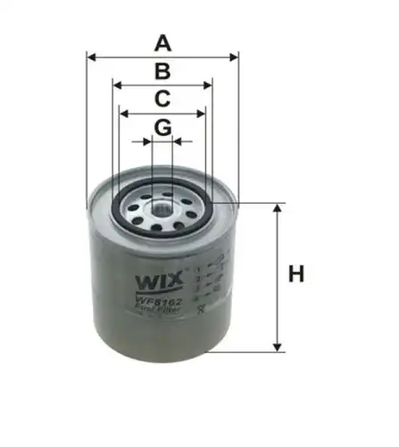 Топливный фильтр WIX WF8162