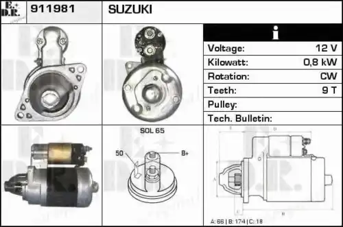 Хомут глушителя EDR 911981