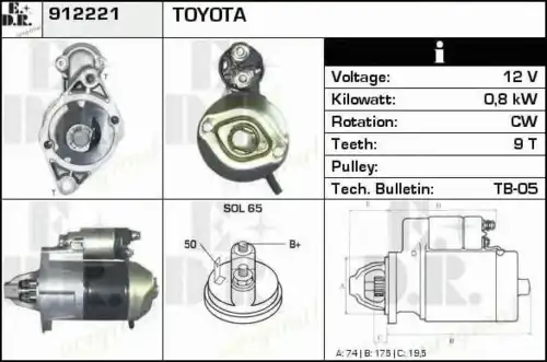 Хомут глушителя EDR 912221