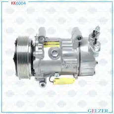 Компрессор кондиционера Citroen Berlingo 02-08, Citroen C2 03-, Citroen C3 02-, Citroen C3 II KK6004 GELZER