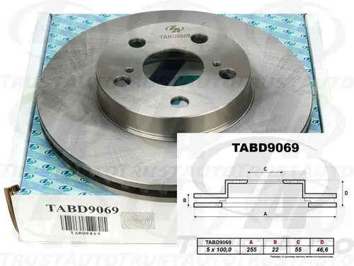 Тормозной диск TRUSTAUTO TABD9069
