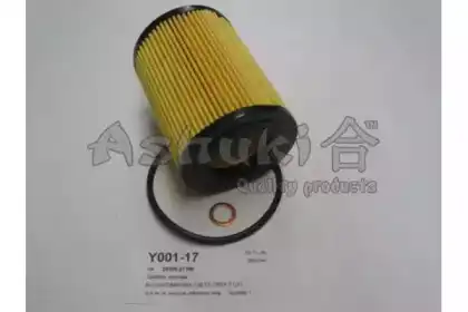 Фильтр масляный ASHUKI Y001-17 Hyundai