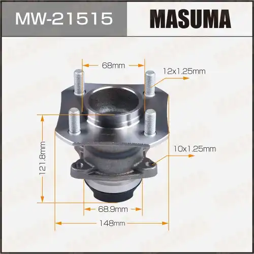 Ступица колеса MW-21515 MASUMA