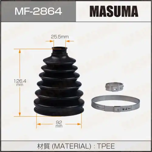 MF-2864 Пыльник ШРУСа (пластик + спецхомут) MASUMA