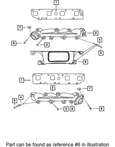 Тормозные колодки дисковые DODGE 04883344AC