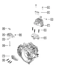 Тормозные колодки дисковые DODGE 04778058AC