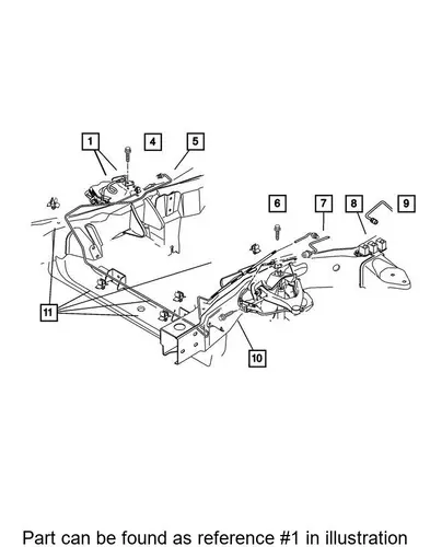Тормозные колодки дисковые DODGE 05080868AC